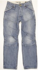 G-Star Elwood Heritage Men Blue Straight Loose Jeans W32 L32 (104859)