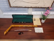 Johannes Adler Baroque Bass Recorder 4-Piece Wood + Case & Manual — Made in Germ