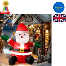 5ft outdoor sitting santa - outdoor,
