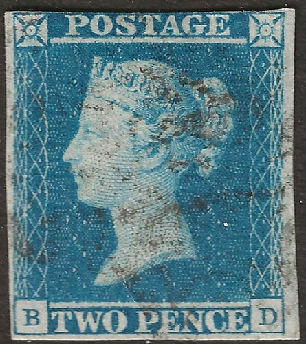 1841 two penny blue - 1841,