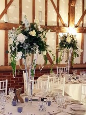 Wedding decor 13 Trumpet Vases 80cm by 25cm perfect for Centrepieces 