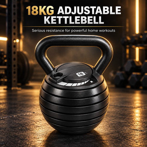 18kg adjustable kettlebell - adjustable,