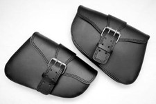 Duo Of Side Bags In Leather