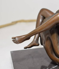Bronze Sculpture Statue Woman