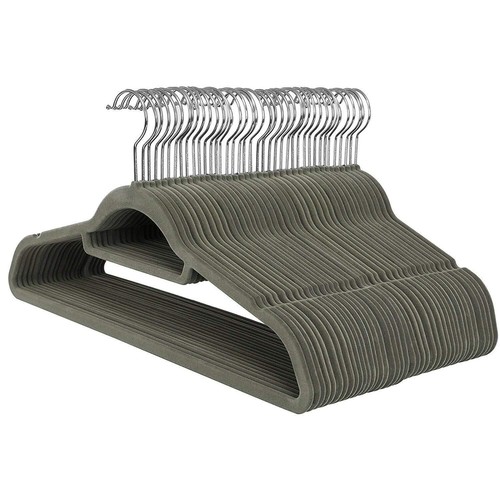 Grey non slip flocked - 50,