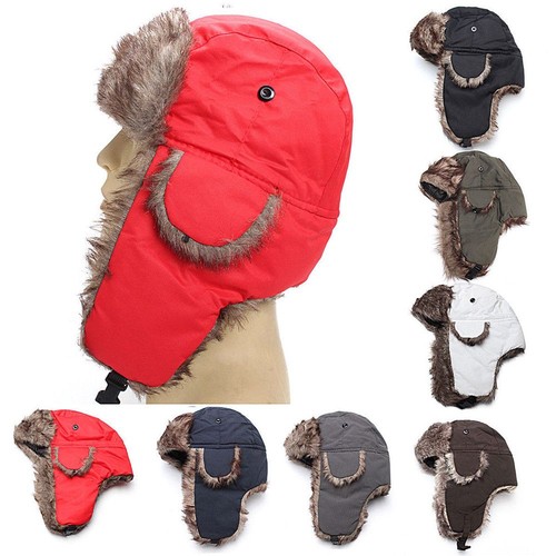 Outdoors fur trapper ski - ski, hat