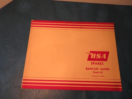 Bsa spares catalogue - spares,