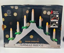 Christmas  White Candle Bridge