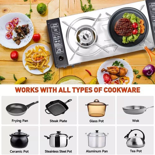 Portable butane double twin - portable,