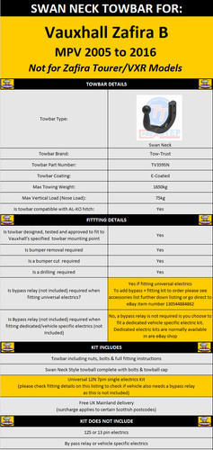 Towbar swan neck - swan,