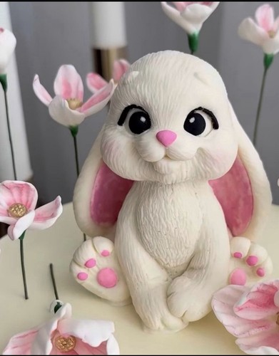 Edible cake toppers rabbit - edible,