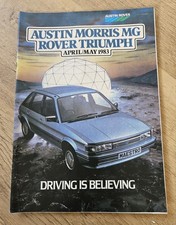 Austin Rover range 1983 Mini