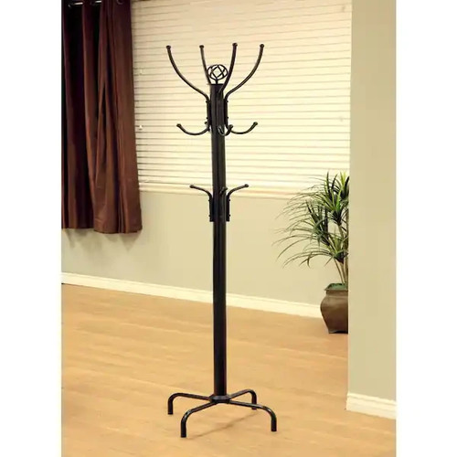 Hook metal coat tree stand - metal,