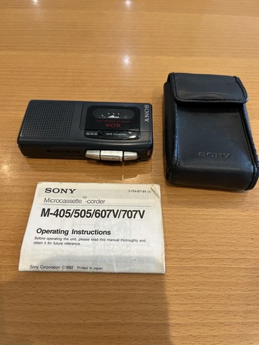 Sony 607v vintage - m-607v, dictaphone