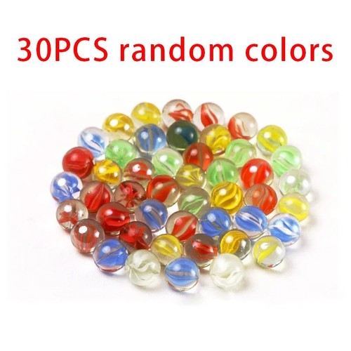 30x 50x coloured glass marbles - coloured,