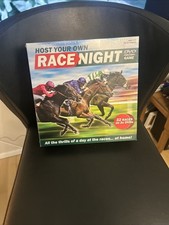 Horse Race Night Host Yr Own DVD Game  NEW SEALED 32 races on 2 DVDs Games Night