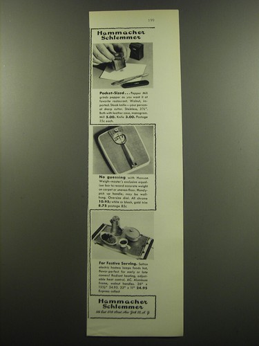 1959 hammacher schlemmer - hammacher,