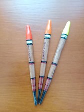 3 Handmade Balsa Wood Stick Floats