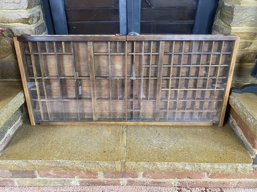 Letterpress wood printers tray - letterpress,