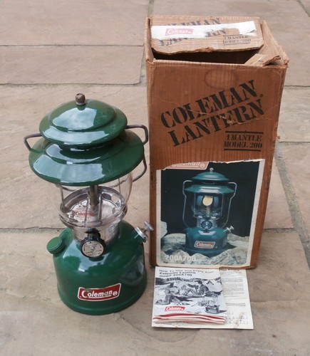 Vintage green coleman - green, lantern