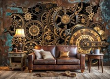 Vintage Steampunk Retro Metal