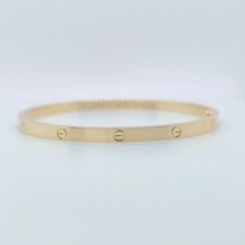 Cartier Love Bracelet, Small Model, 18ct Yellow Gold, Size 17, Box