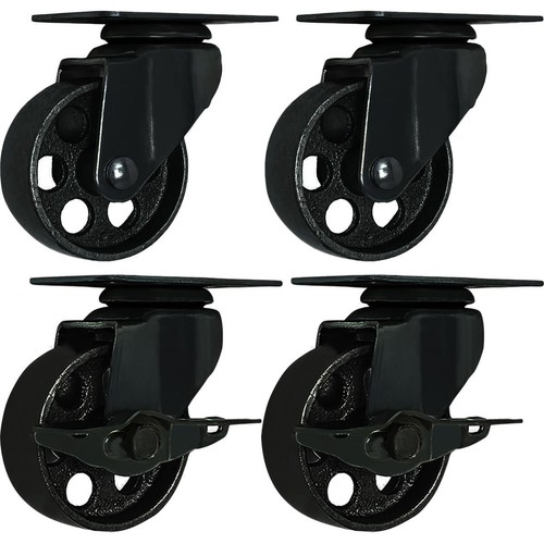 Set metal swivel plate - of, 4
