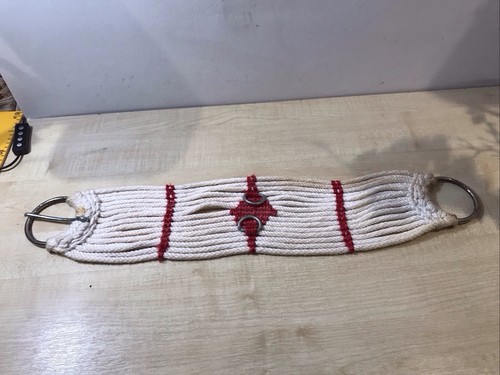 Western girth white red - girth,