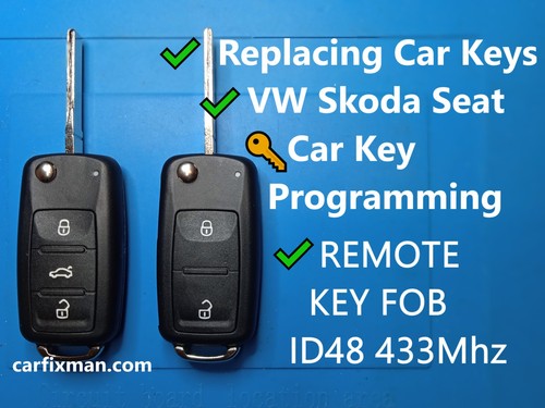 Replacing car keys - replacing, keys✔️vw