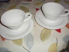 Portmeirion - Sophie Conran - 2 x Large Cups & Saucers