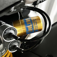 OHLINS EC controlled clear vinyl  replacement graphics stickers x 2  MED 65mm