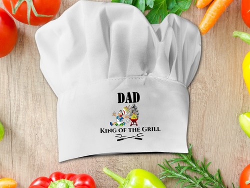 Personalised dad chef hat - personalised,