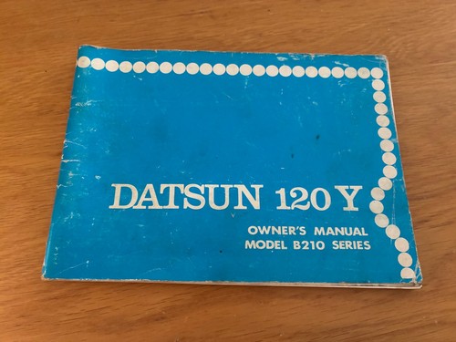 Datsun 120y model b210 - model, series