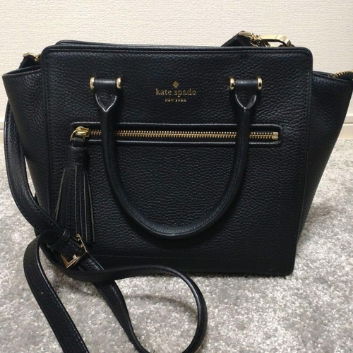 Kate spade handbag black used - kate,