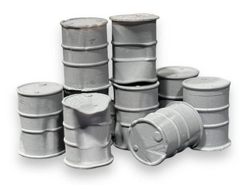 Dented oil drums - drums,
