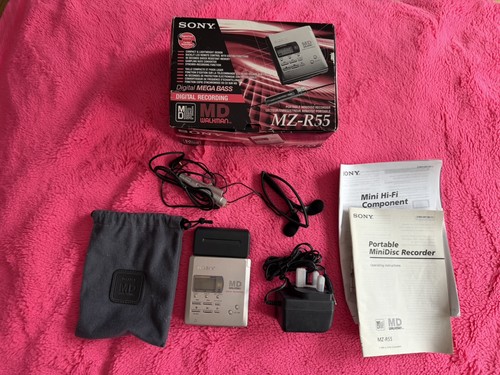 Sony minidisc walkman - sony, mz-r55