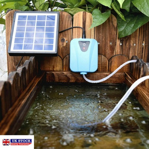 Solar power oxygenator pond - solar,