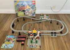 LEGO Town Airport Shuttle 6399 monorail train rare 100% COMPLETE box