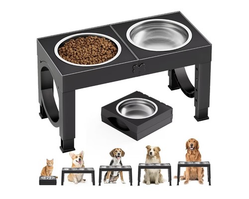 Aystkniet raised dog bowls - bowls, for