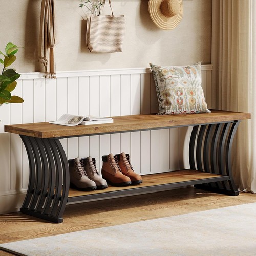 Industrial entryway bench - industrial,