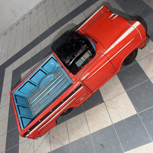 Vintage friction tin toy car - toy,