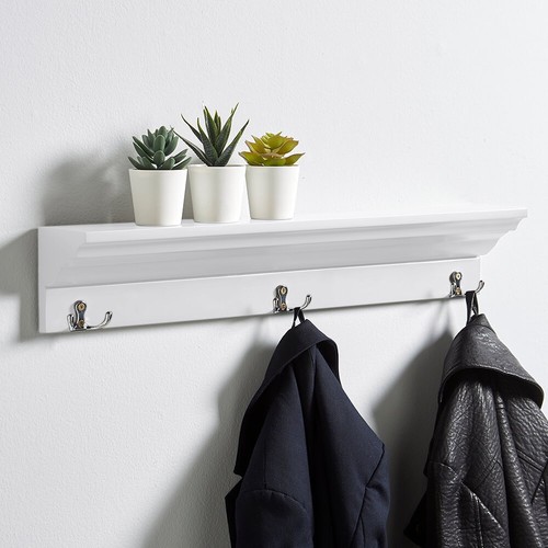 Wall mounted coat - mounted, hooks