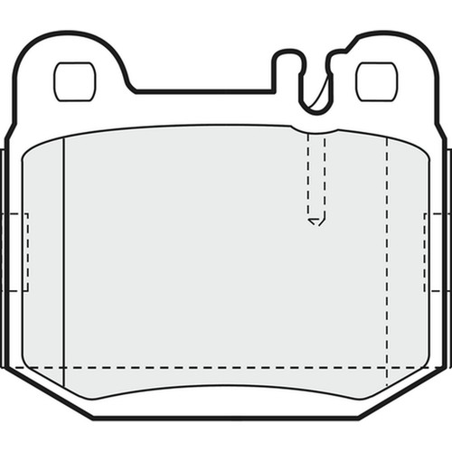 Brake pads set for mercedes - brake,