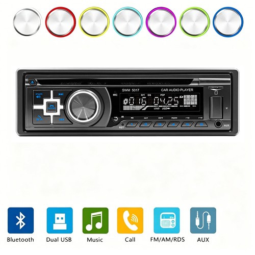 Car stereo radio single - car,