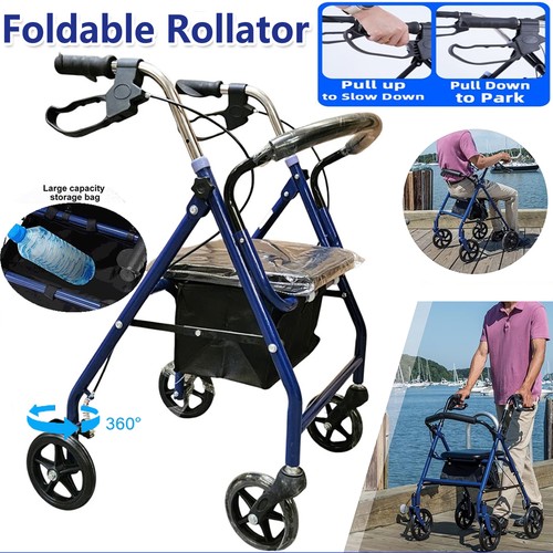 Foldable lightweight rollator - foldable,