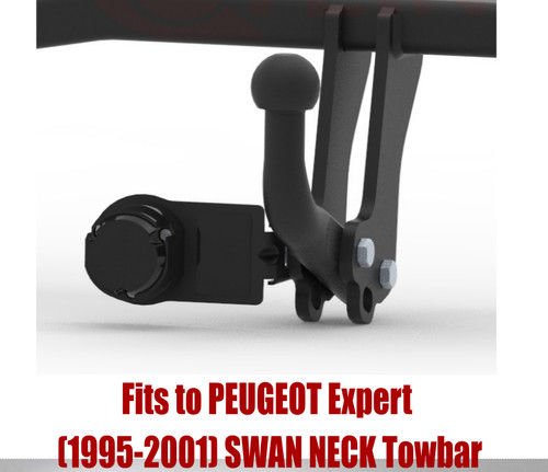 Swan neck tow - swan, for