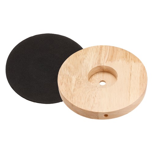 Wooden lamp base - wooden, 150mm