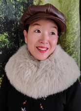 Authentic Blue Fox Fur Stole