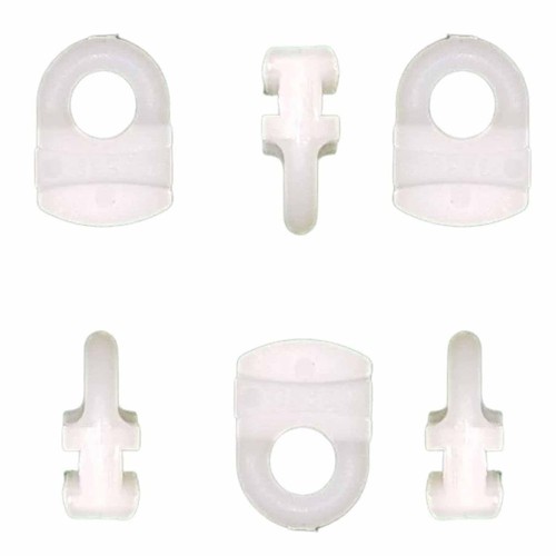 Curtain track gliders - curtain, hooks