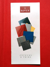 1988-89 ROVER COLOURS & TRIMS